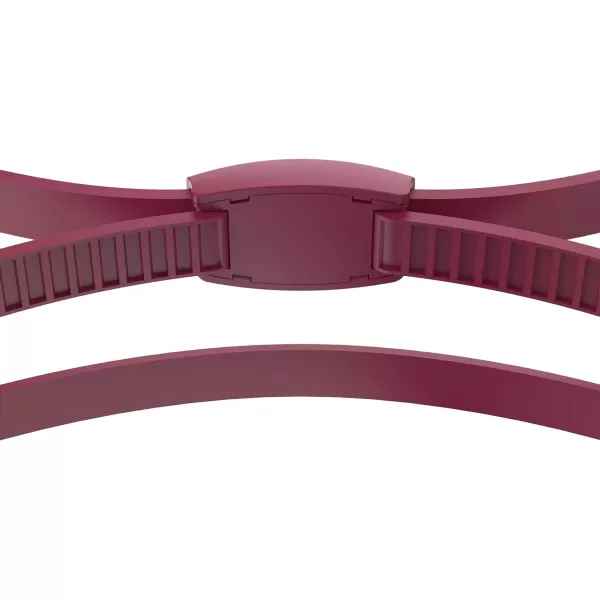 Speedo Unisexchild Swim Goggles Junior Hyper Flyer Ages 614Tlat Dark Maroon SteelCrimsonm