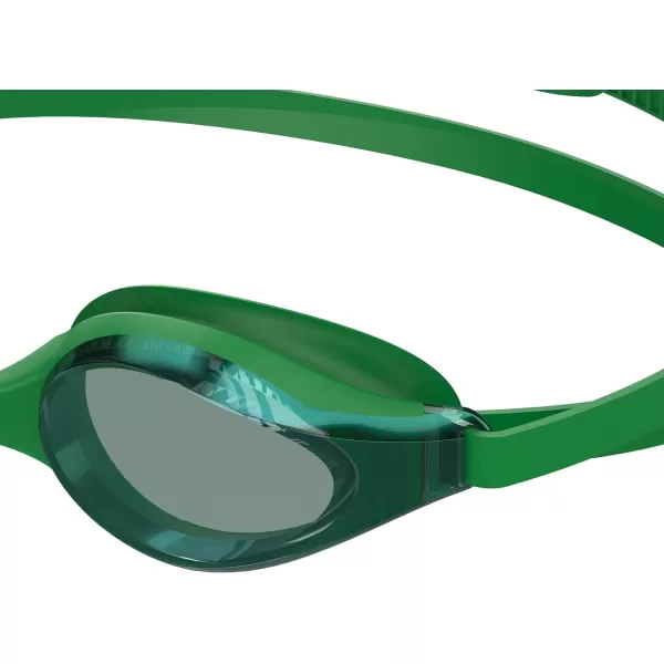 Speedo Unisexchild Swim Goggles Junior Hyper Flyer Ages 614Tlat Kelly Green SteelEmeraldmirror