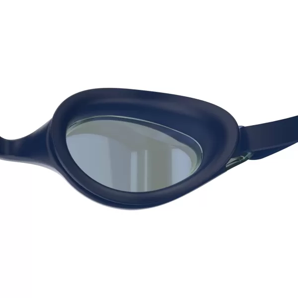 Speedo Unisexchild Swim Goggles Junior Hyper Flyer Ages 614Tlat Navy SteelIrismirror