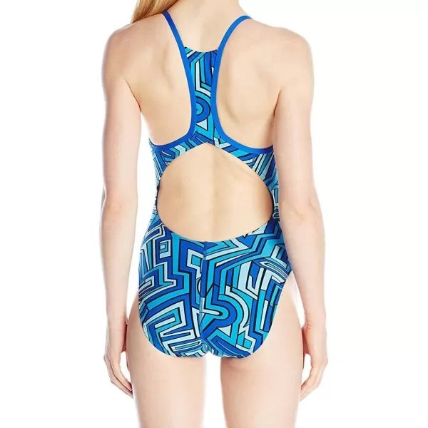 Speedo Women Conquers All Touch Back SwimsuitBlue