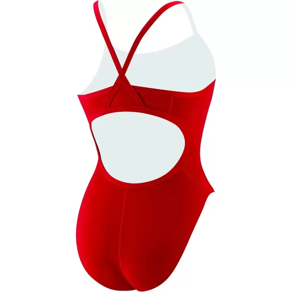 Speedo Womens Guard Swimsuit One PieceFly Back Us Red