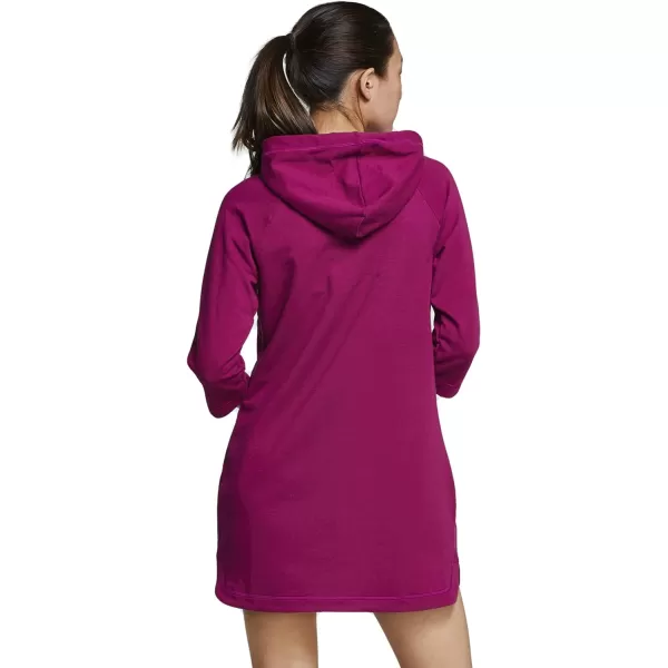 Speedo Womens Hooded Aquatic Fitness Robe and CoverUp with Full Front ZipRaspberry Radiance