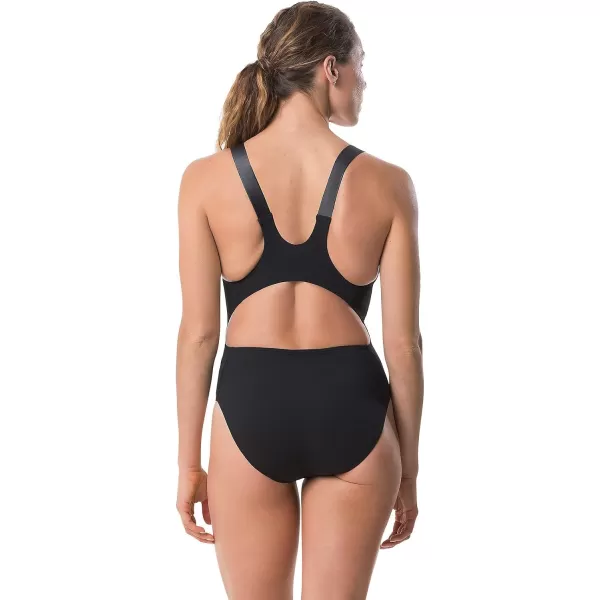 Speedo Womens Siren Fitmesh SwimsuitSpeedo Black