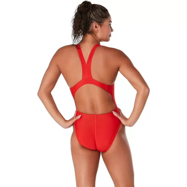 Speedo Womens Standard Swimsuit One Piece ProLT Super Pro Solid Adult ECO Team Red 28Speedo Womens Standard Swimsuit One Piece ProLT Super Pro Solid Adult ECO Team Red 28