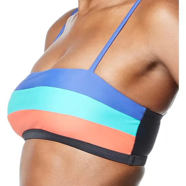 Speedo Womens Swimsuit Bikini Top Adjustable Square NeckSpeedo Black
