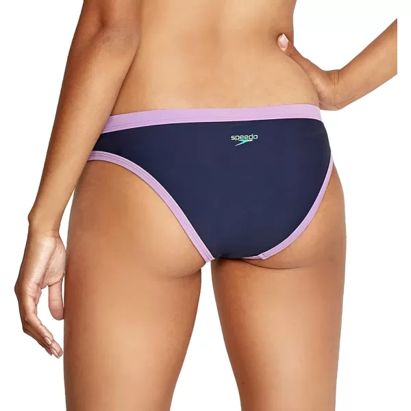 Speedo Womens Swimsuit Bottom Bikini Creora Highclo HipsterBinding Peacoat