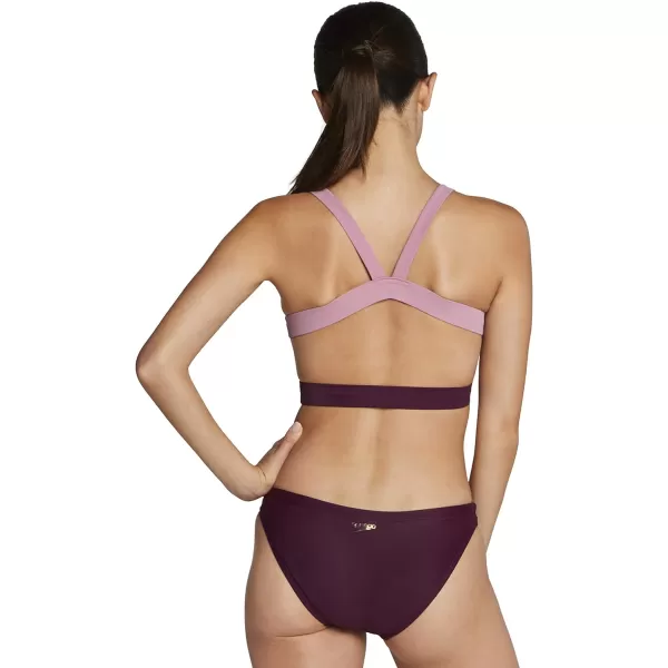 Speedo Womens Swimsuit Bottom Bikini Creora Highclo HipsterPotent Purple