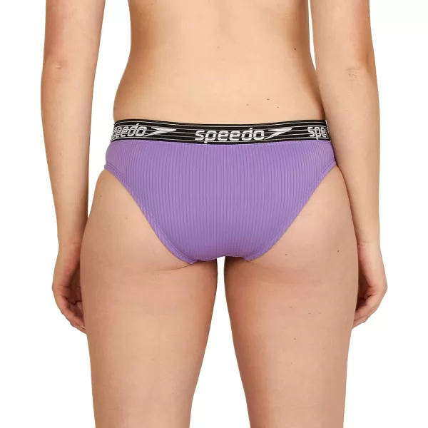 Speedo Womens Swimsuit Bottom Bikini Creora Highclo HipsterRib Fairy Wren