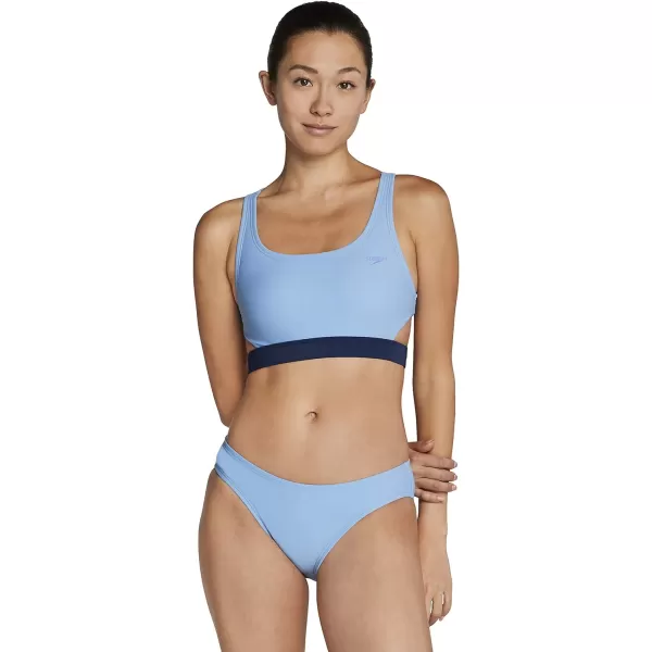 Speedo Womens Swimsuit Bottom Bikini Creora Highclo HipsterRobbia Blue