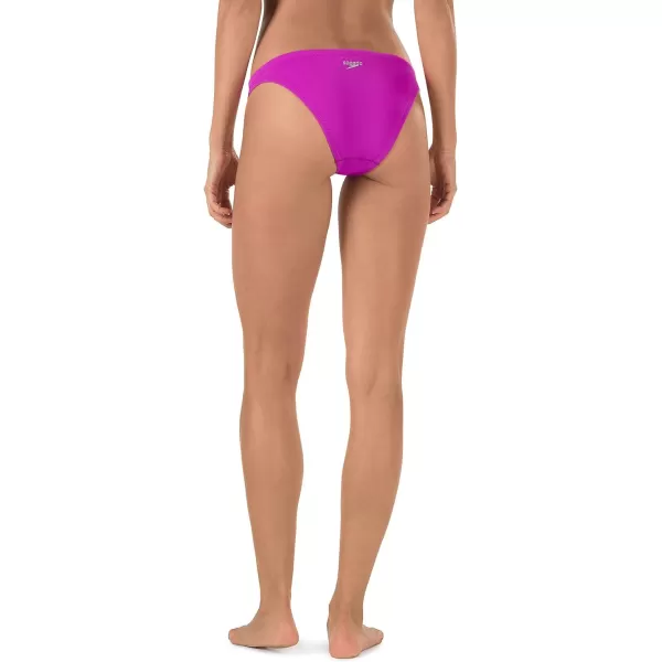 Speedo Womens Swimsuit Bottom Bikini Endurance Low Rise  Manufacturer DiscontinuedSwimsuit Bottom Bikini Endurance Low Rise  Manufacturer Discontinued Electric Purple