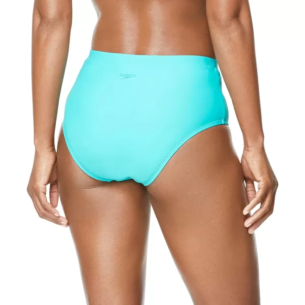Speedo Womens Swimsuit Bottom Bikini High WaistCeramic