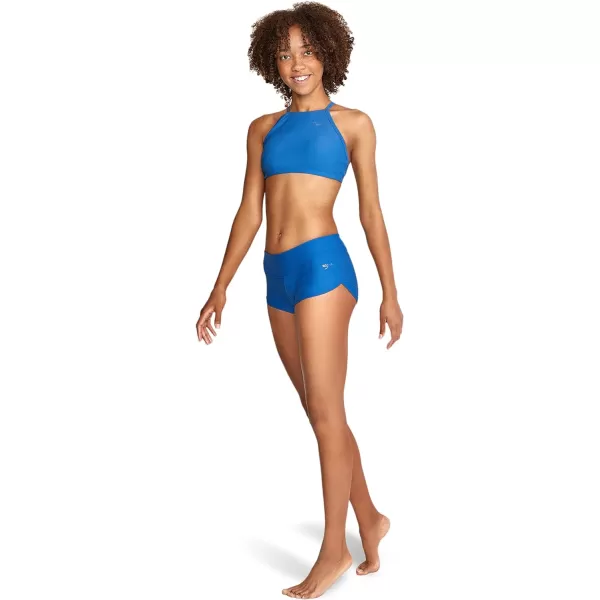 Speedo Womens Swimsuit Bottom Boyshort LengthBright Cobalt
