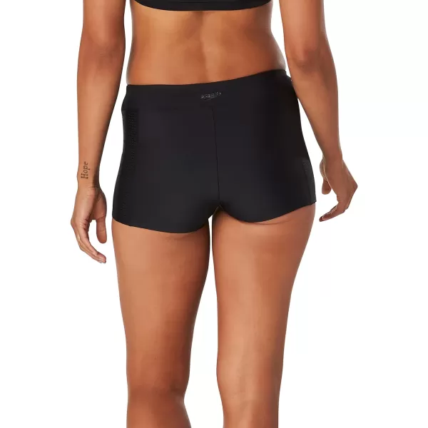 Speedo Womens Swimsuit Bottom Boyshort LengthSheen Speedo Black