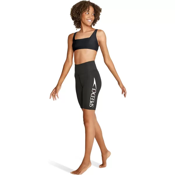 Speedo Womens Swimsuit Bottom Jammer Mid Length2022 Speedo Black