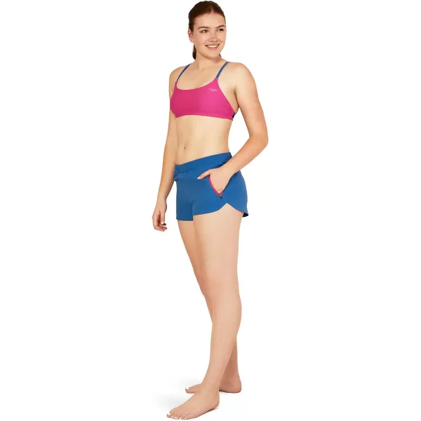 Speedo Womens Swimsuit Bottom Short Length BoardshortBright Cobalt