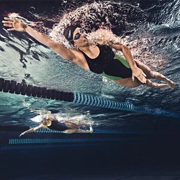 Speedo Womens Swimsuit One Piece Endurance Super Pro Block Adult Team ColorsBlackGreen