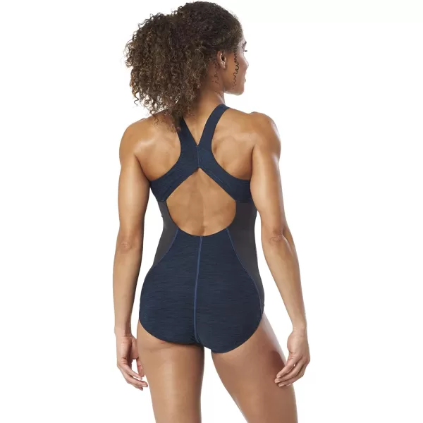 Speedo Womens Swimsuit One Piece Endurance TouchbackDiscontinuedDeep Teal