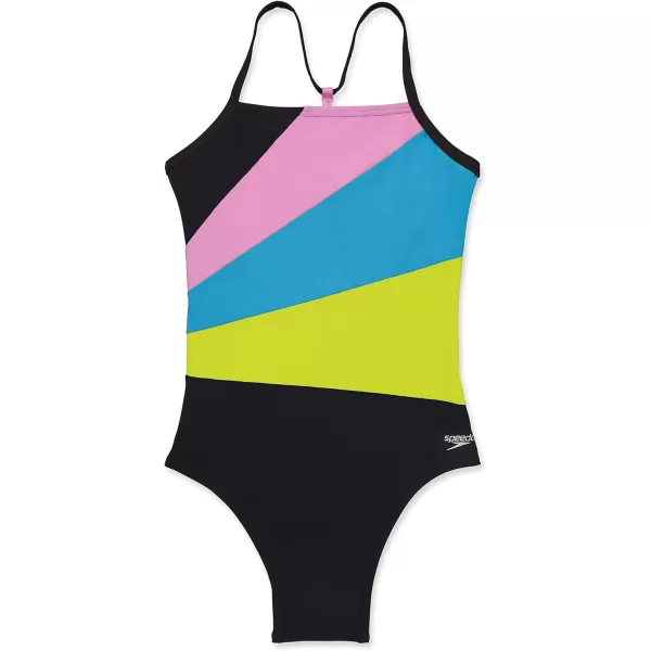 Speedo Womens Swimsuit One Piece Endurance YBackRadiating Blue Jewel