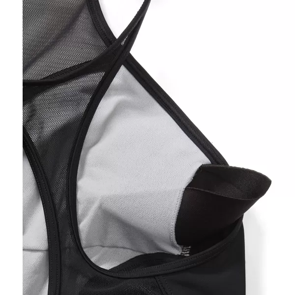 Speedo Womens Swimsuit One Piece High Neck Contemporary CutSpeedo Black Zip