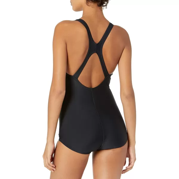 Speedo Womens Swimsuit One Piece PowerFlex Princess Seam Ultraback Conservative CutSpeedo Black