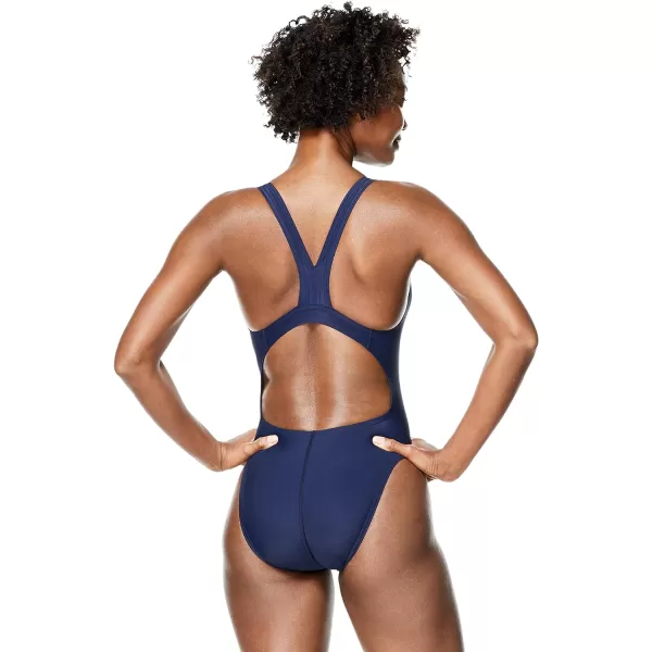 Speedo Womens Swimsuit One Piece Powerflex Super Pro Solid AdultSpeedo Navy