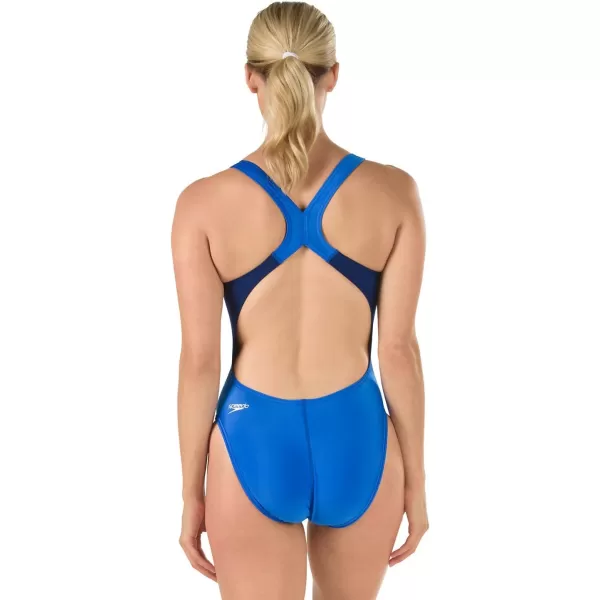 Speedo Womens Swimsuit One Piece Pro LT Drop Back Solid  Manufacturer DiscontinuedRadiant Blue