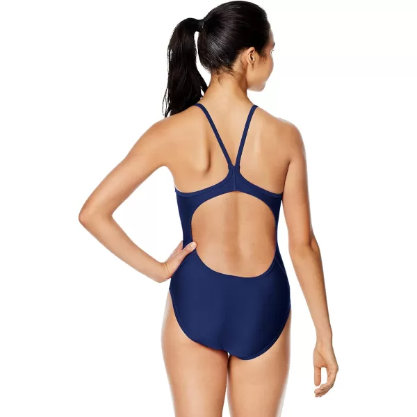 Speedo Womens Swimsuit One Piece Prolt Flyer BackPeacoat