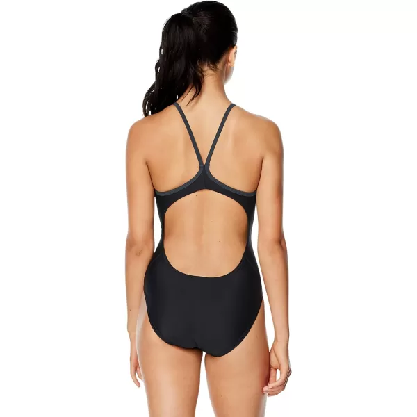 Speedo Womens Swimsuit One Piece Prolt Flyer BackSpeedo Black Block