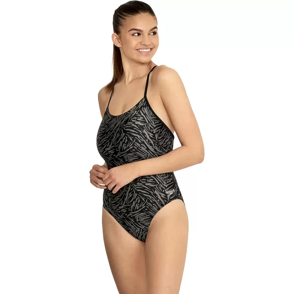 Speedo Womens Swimsuit One Piece Prolt Relay BackTiger Anthracite