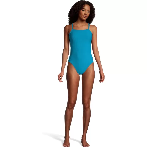 Speedo Womens Swimsuit Piece Endurance The One Solid Team ColorsBlue Jewel