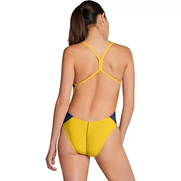 Speedo Womens Swimsuit Piece Endurance The One Solid Team ColorsEdge NavyGold