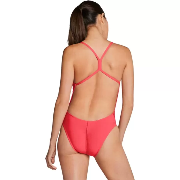 Speedo Womens Swimsuit Piece Endurance The One Solid Team ColorsFiery Coral