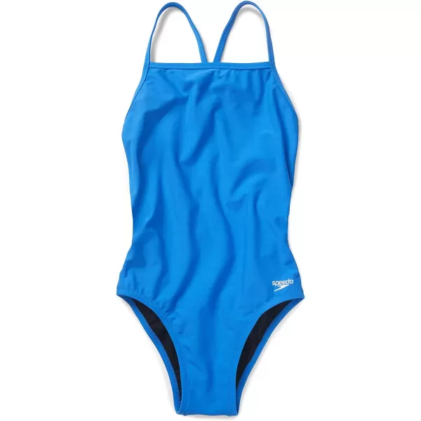 Speedo Womens Swimsuit Piece Endurance The One Solid Team ColorsNeon Blue