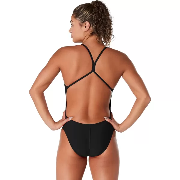 Speedo Womens Swimsuit Piece Endurance The One Solid Team ColorsTeam Black