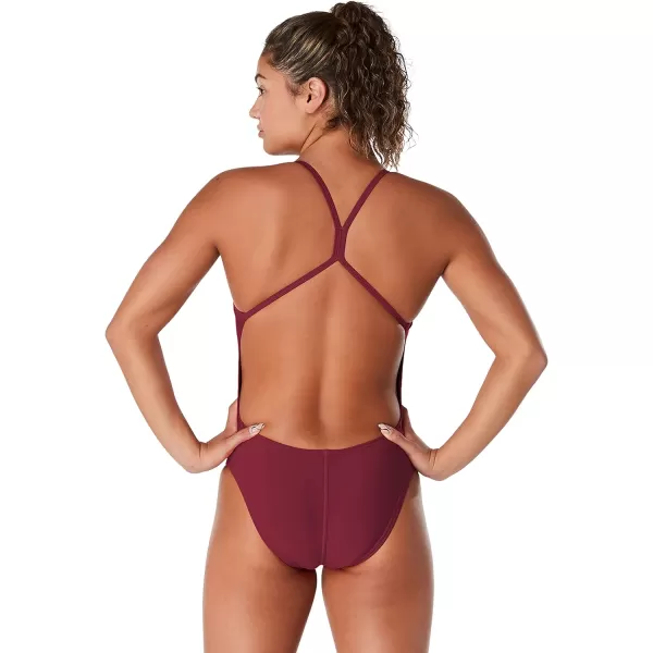 Speedo Womens Swimsuit Piece Endurance The One Solid Team ColorsTeam Maroon