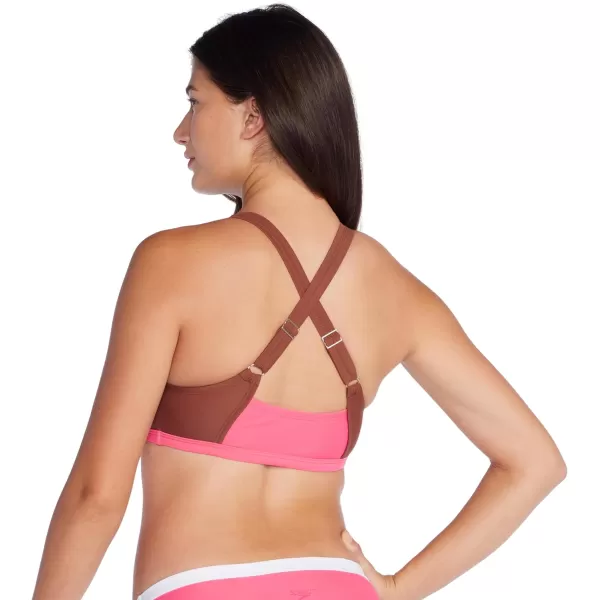 Speedo Womens Swimsuit Quantum Bikini TopFandango Pink