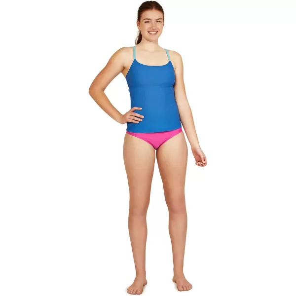 Speedo Womens Swimsuit Top Tankini Scoop NeckBright Cobalt