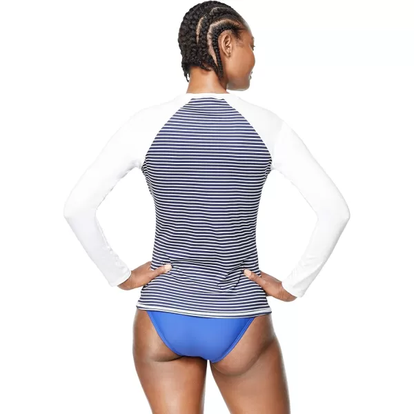 Speedo Womens Uv Swim Shirt Long Sleeve RashguardBright White