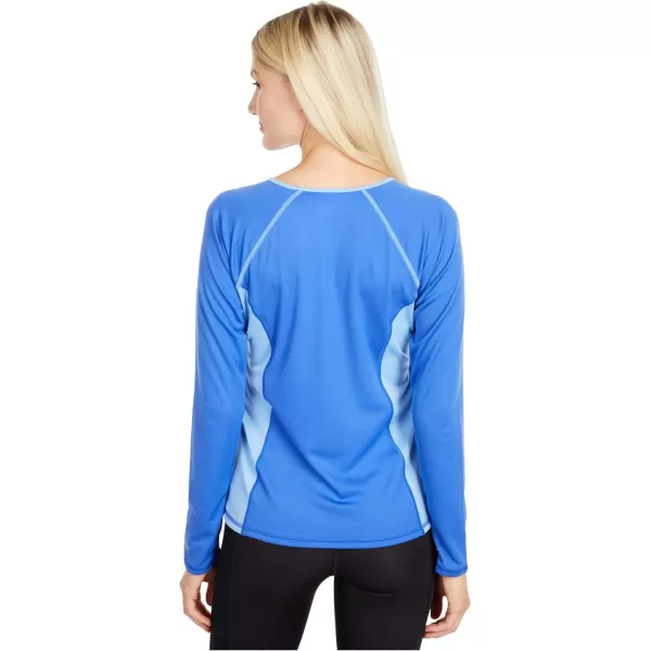 Speedo Womens Uv Swim Shirt Long Sleeve RashguardHyper Blue