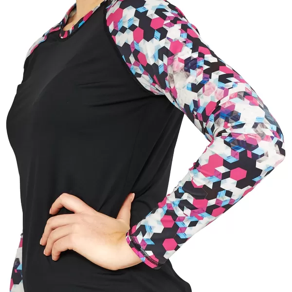 Speedo Womens Uv Swim Shirt Long Sleeve RashguardPrism Rose Violet