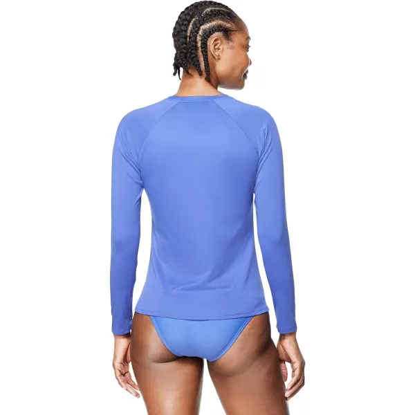 Speedo Womens Uv Swim Shirt Long Sleeve RashguardRoyal Blue