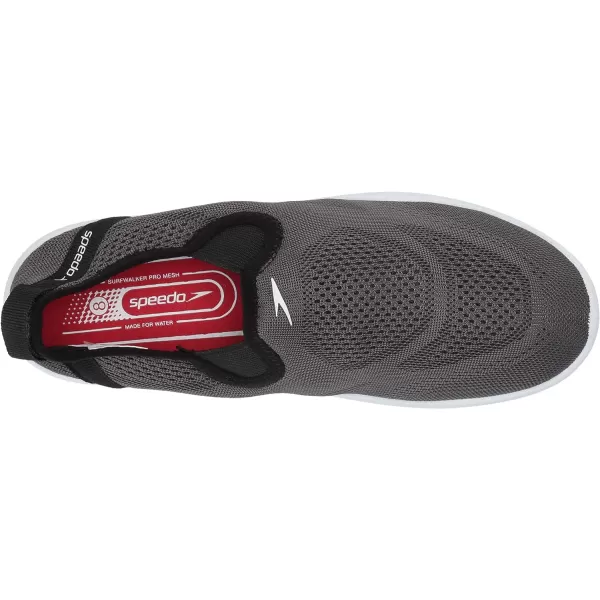 Speedo Womens Water Shoe Surfwalker Pro MeshDark Gull GrayWhite