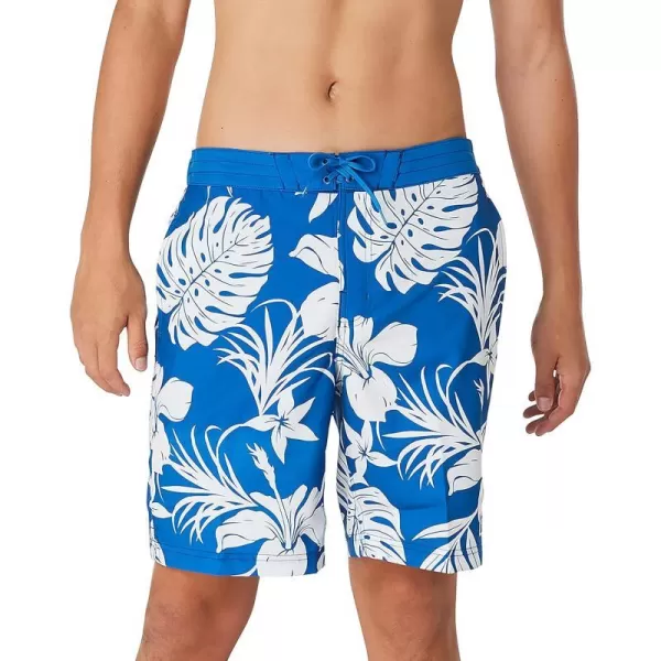 Mens Swim Trunk Knee Length Boardshort Bondi Printed20 Philo Palm Turkish Sea