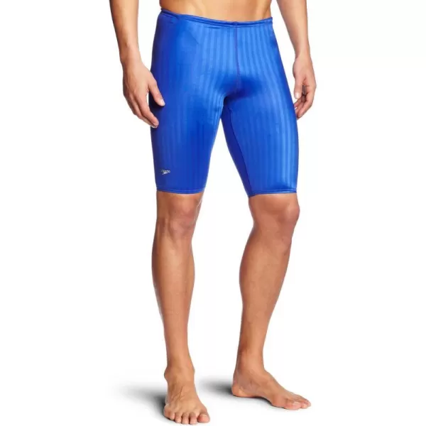 Speedo Big Boys Taper Splice Youth Jammer SwimsuitPolyester Royal Blue