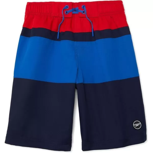 Speedo Boys Swim Trunk Knee Length Blocked VolleyPeacoat