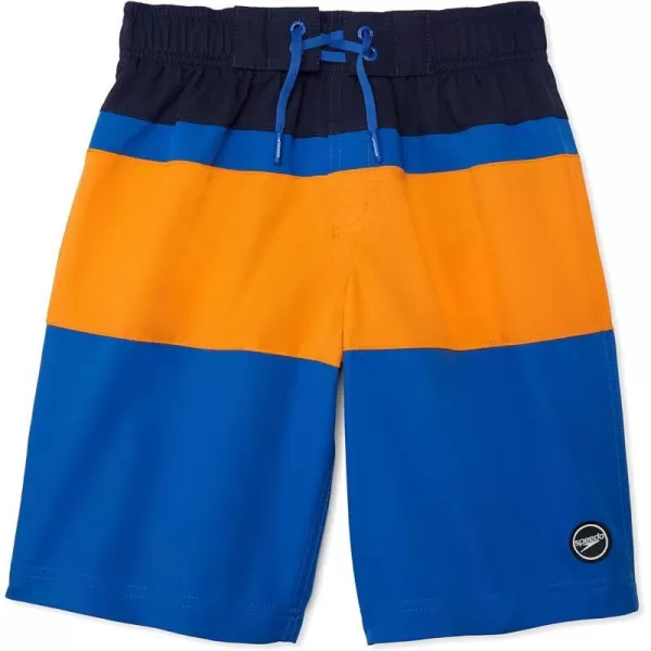 Speedo Boys Swim Trunk Knee Length Blocked VolleyTurkish Sea