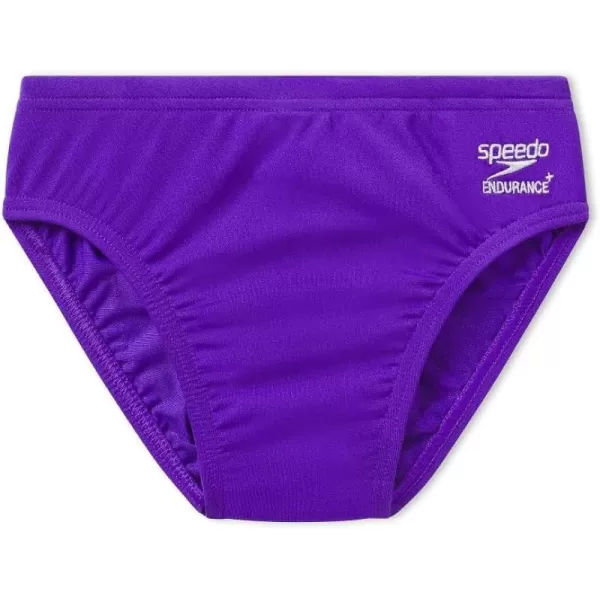 Speedo Boys Swimsuit Brief Endurance Solid YouthTeam Purple