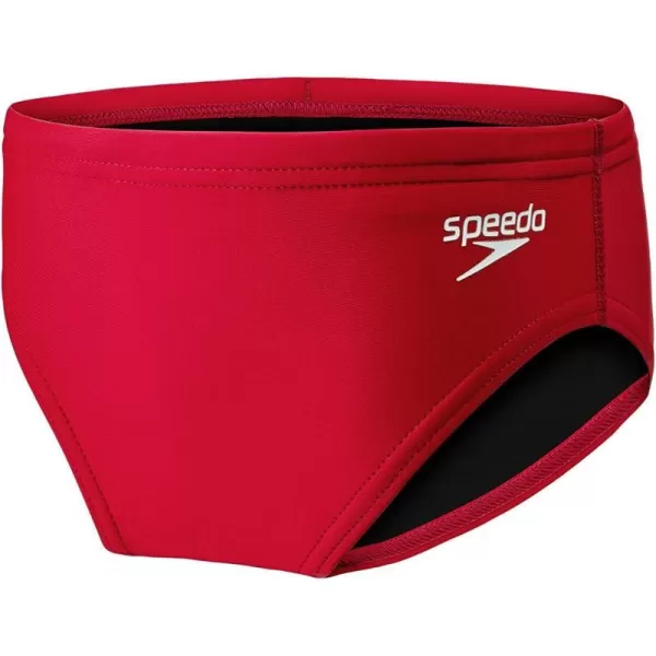 Speedo Boys Swimsuit Brief Powerflex Eco Solid YouthTrue Red