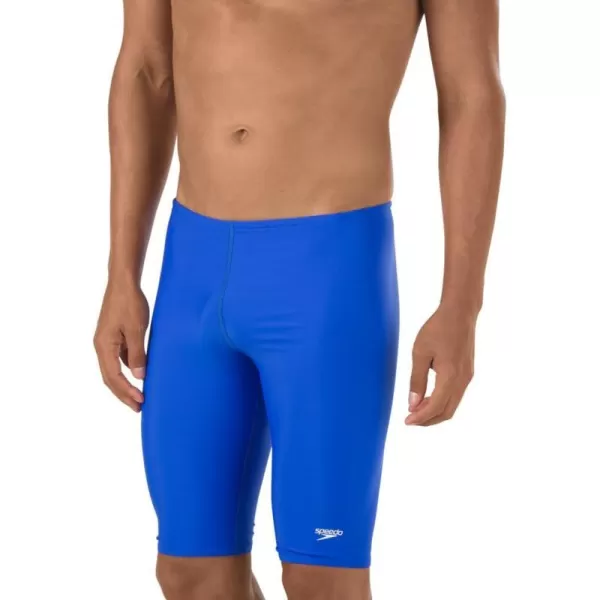 Speedo Boys Swimsuit Jammer Powerflex Eco Solid YouthDiscontinuedSpeedo Blue