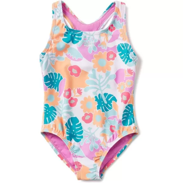 Speedo Girls Swimsuit One Piece Closed RacerbackCyclamen